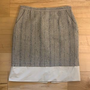 BCBG tweed mini skirt